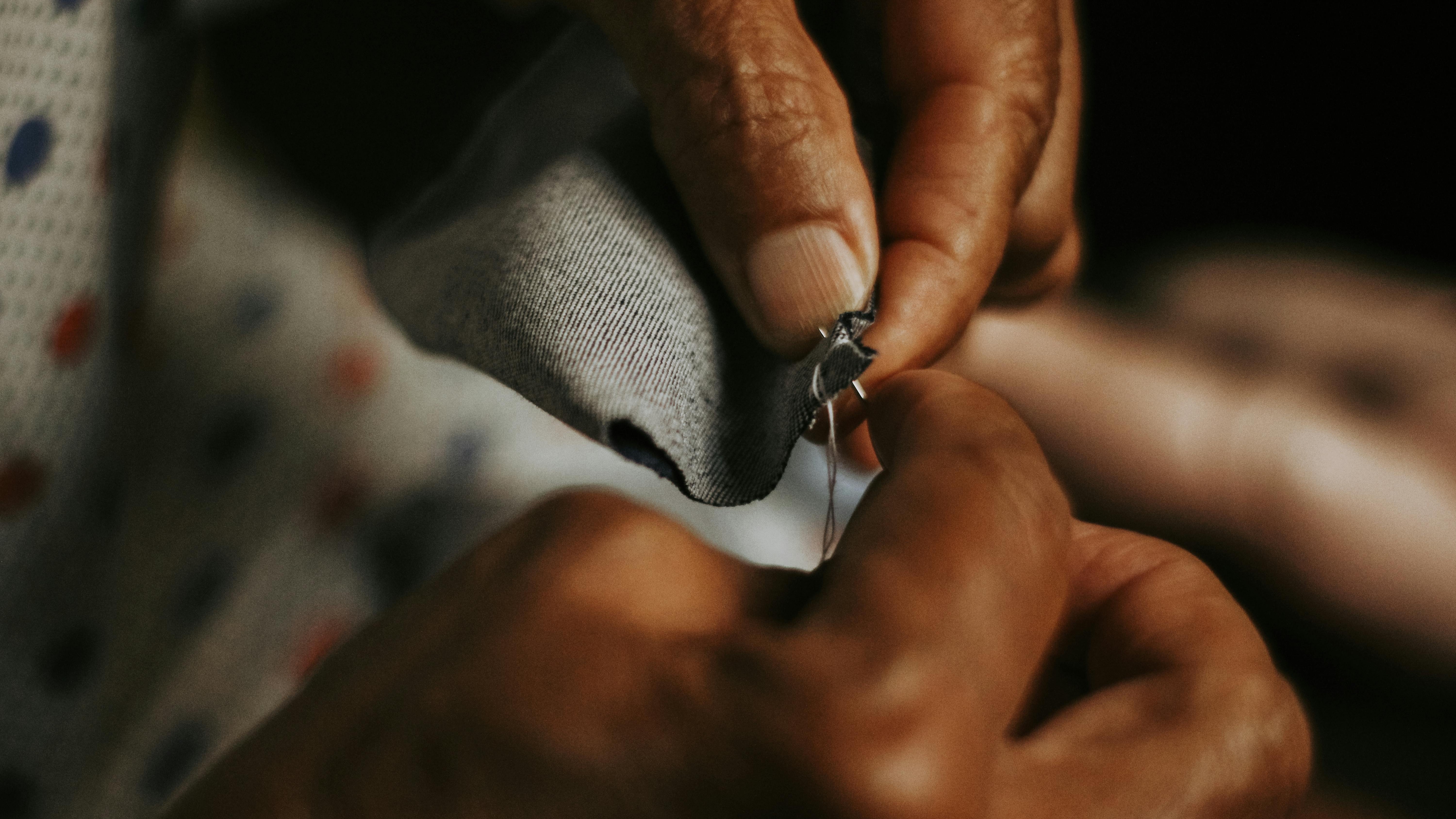 Clothing repair and mending work